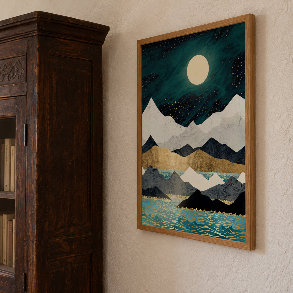Ocean Stars - Framed poster detail