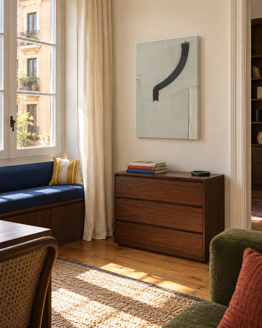 Sinergy ii - Unframed canvas in an interior