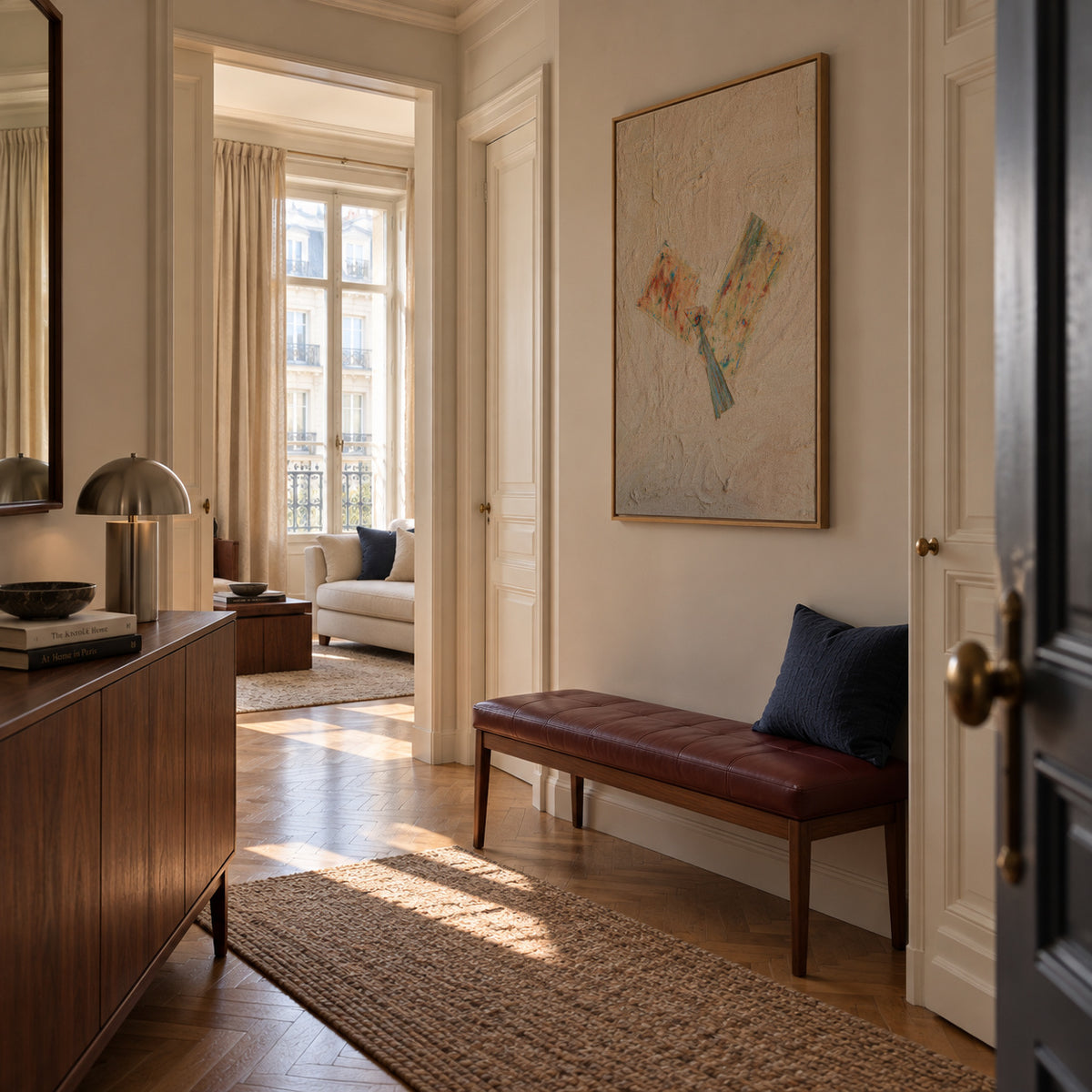 Dulcinea - Framed canvas in an interior