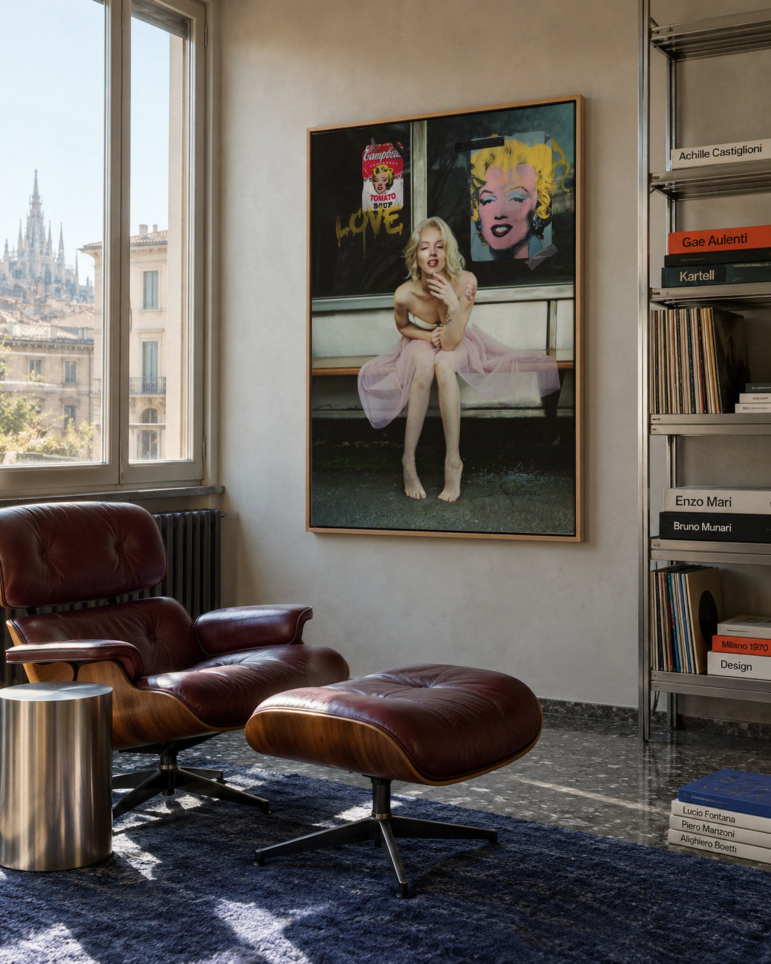 New Marilyn - Framed canvas in an interior