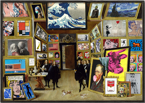 Collage av gallerikoner