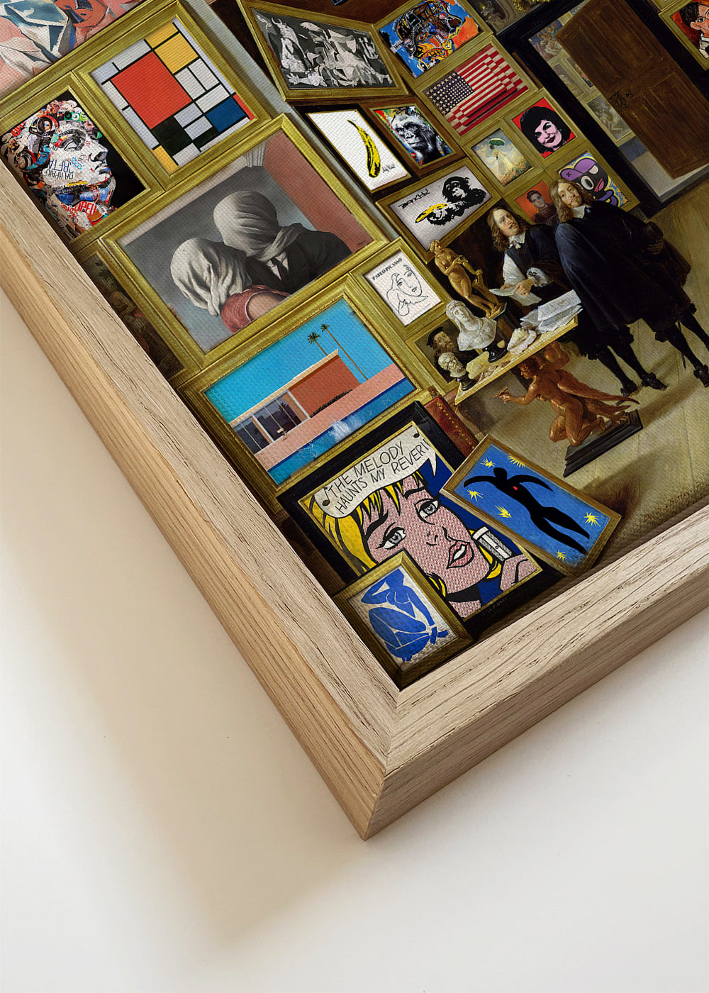 Collage av gallerikoner