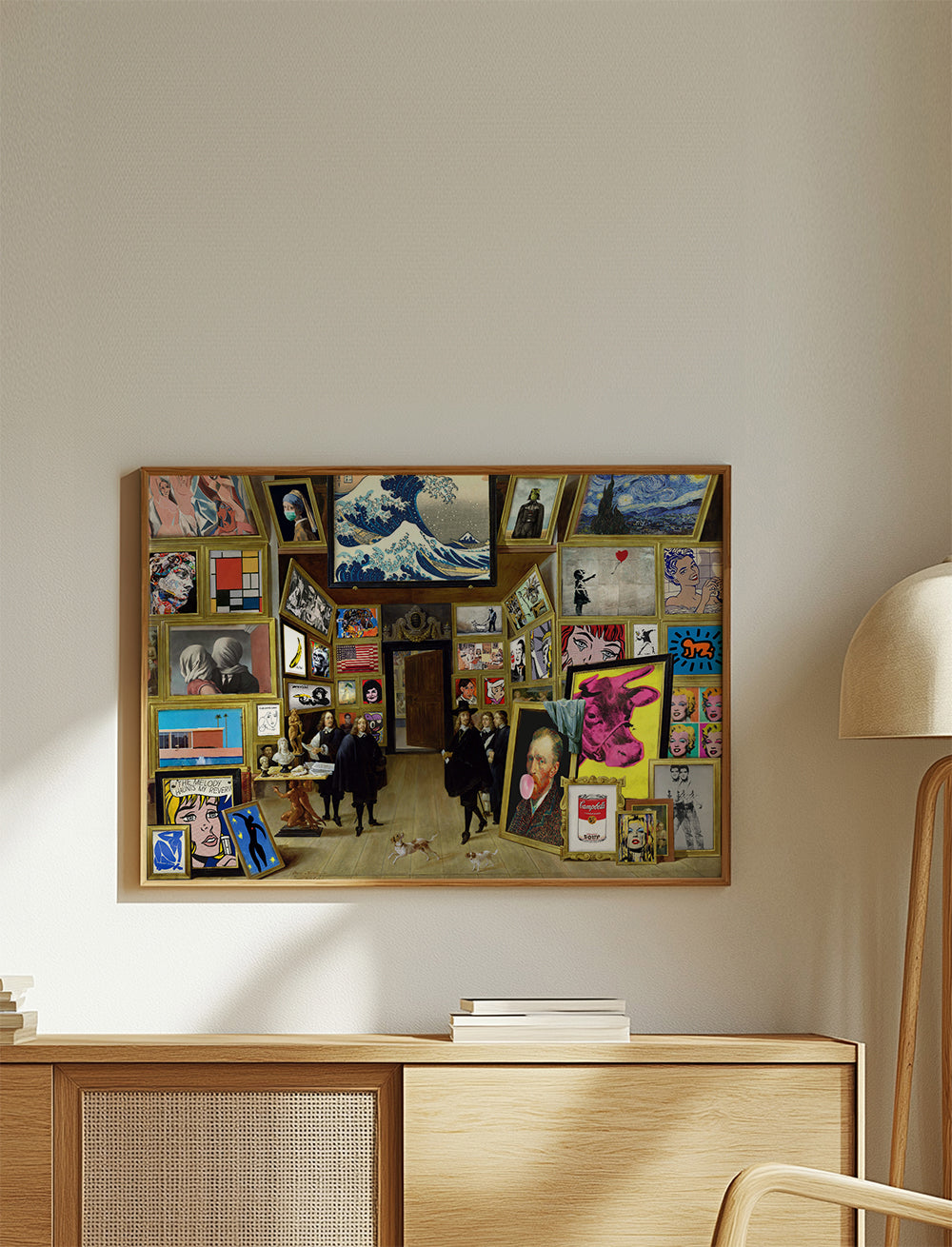 Modern art gallery
