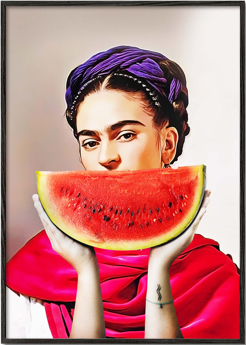 Kökskonst Frida med vattenmelon