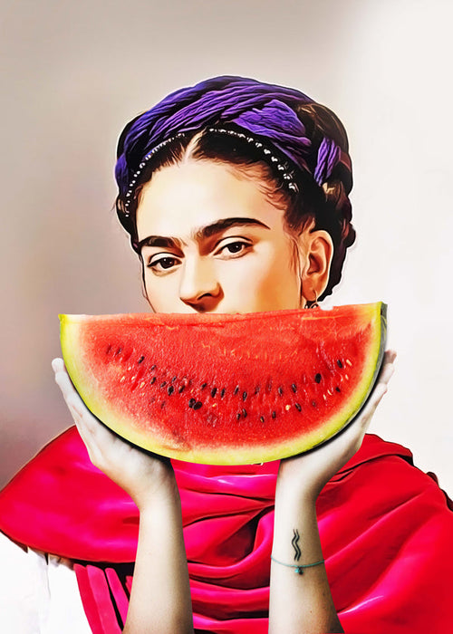 Kökskonst Frida med vattenmelon