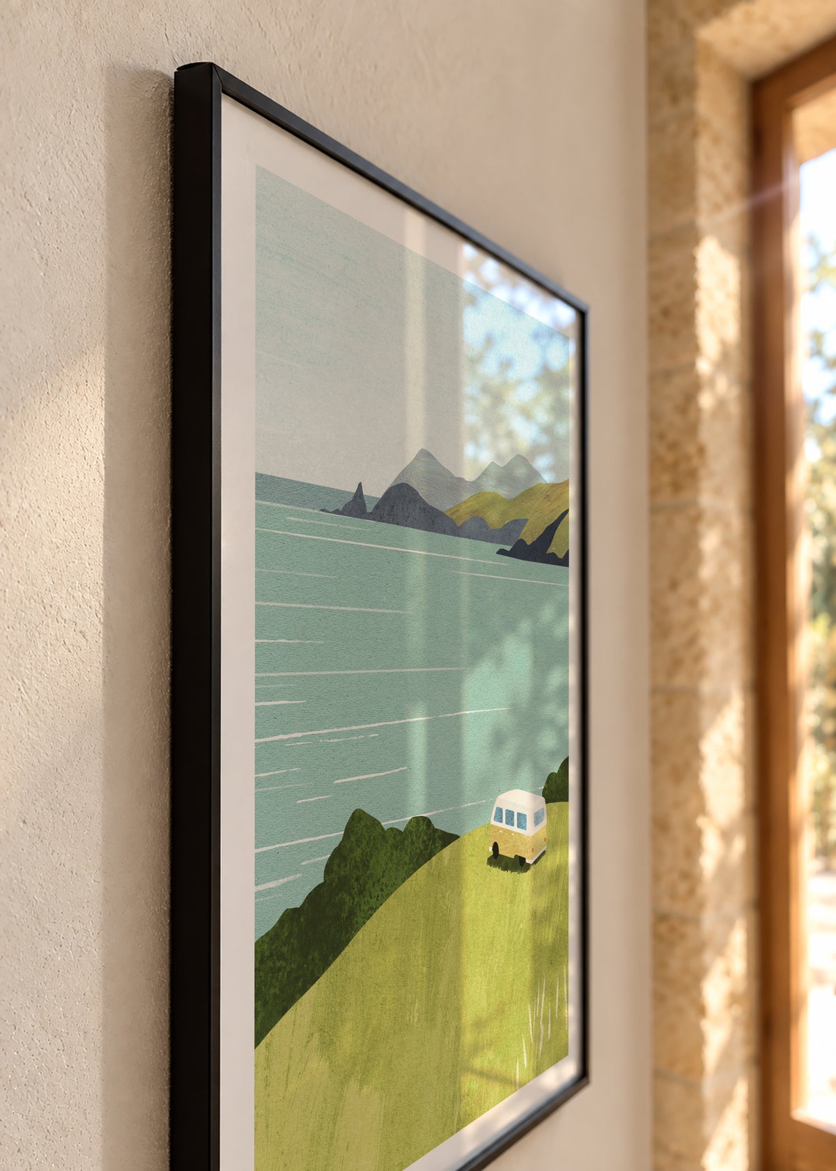 Van Life - Framed poster detail