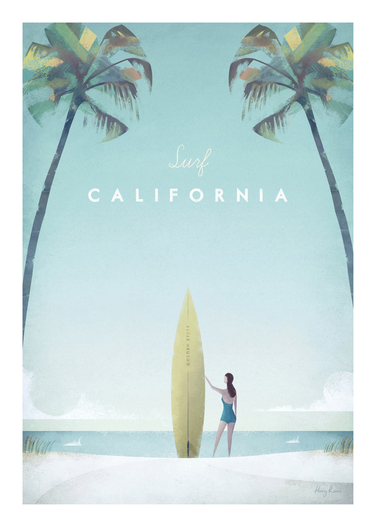 California - Unframed art print