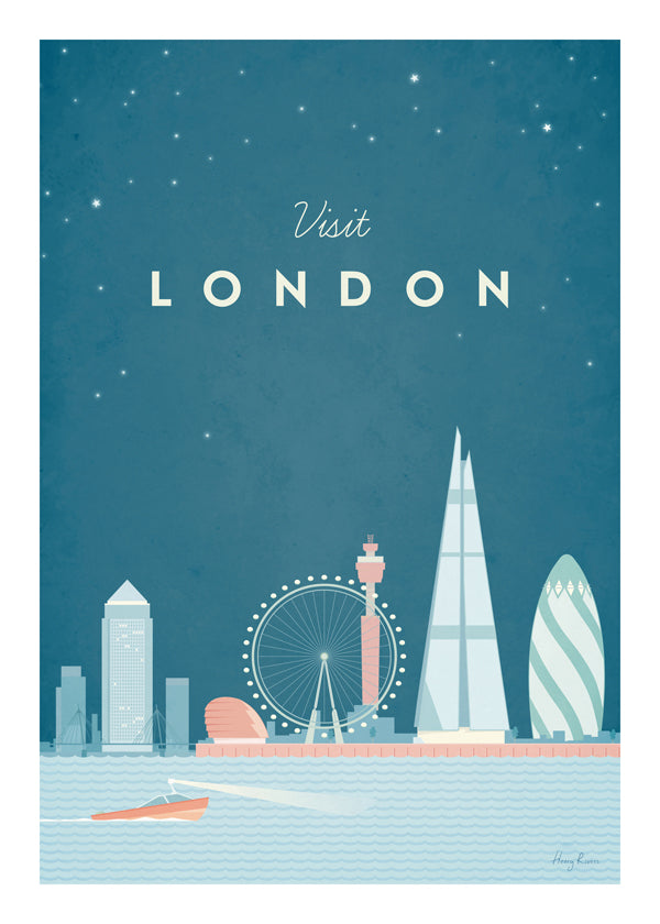 Kökskonst: London illustrerad skyline