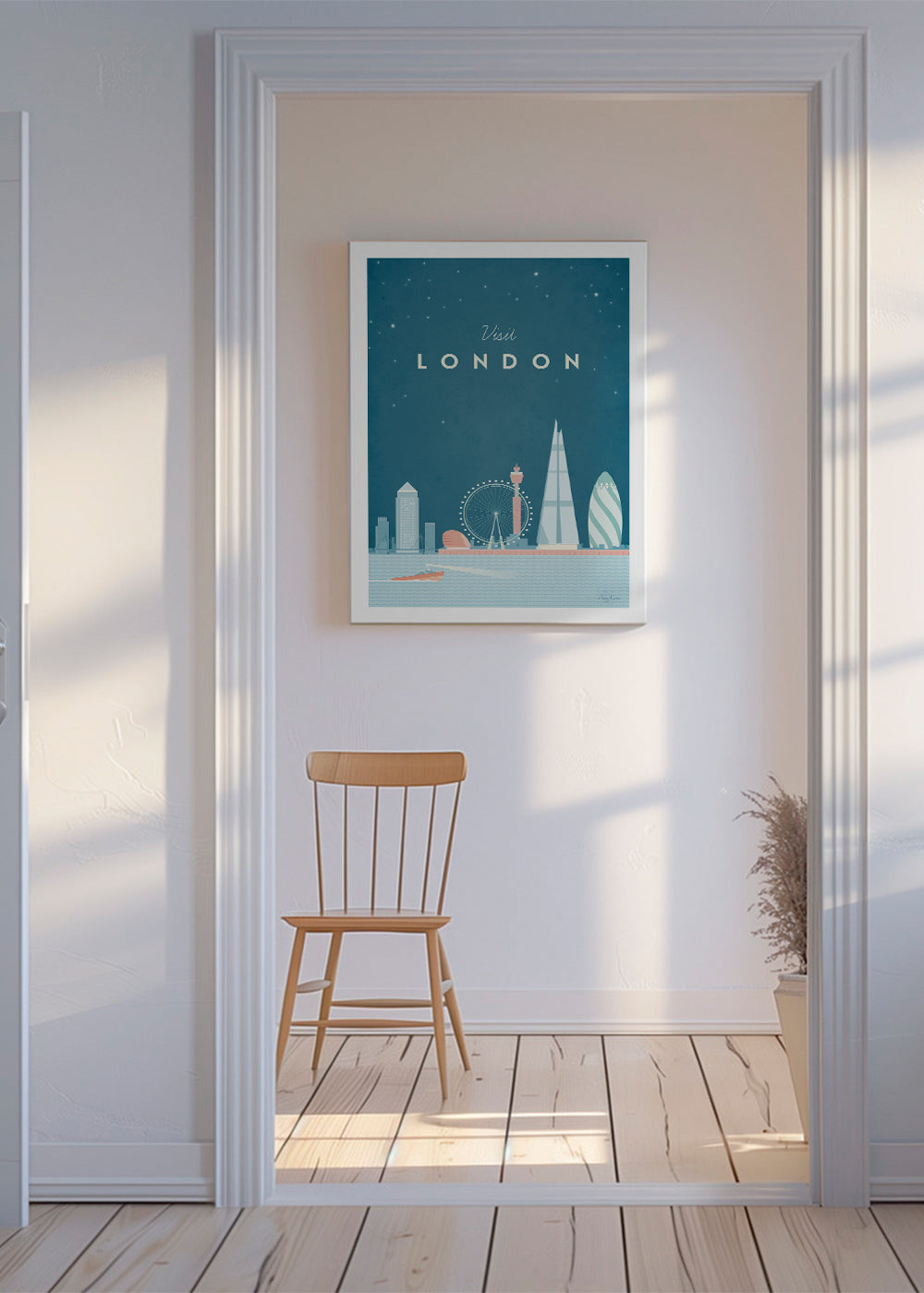 Kökskonst: London illustrerad skyline