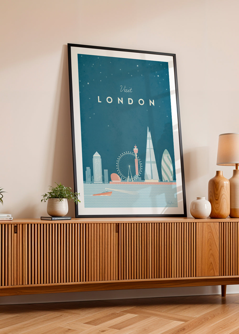 Kökskonst: London illustrerad skyline