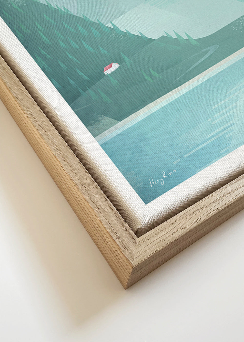 Landskapskonst: Norge poster med fjord