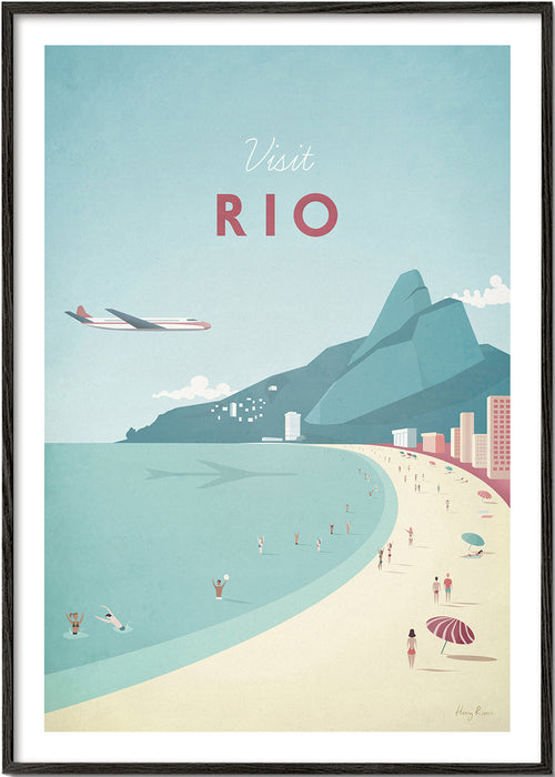 Resaaffisch: Rio strandillustration