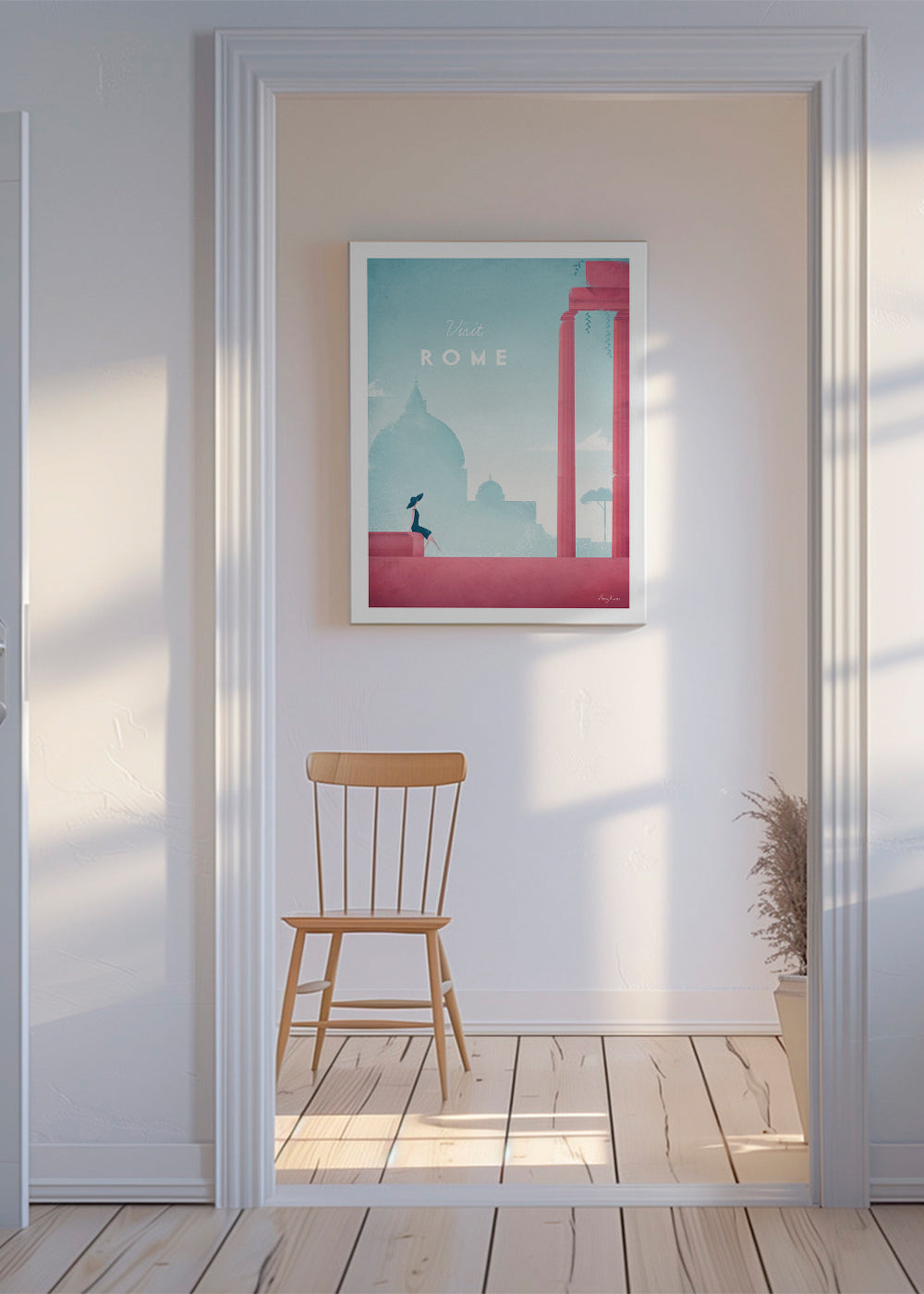 Stadsposter: Rom i pastelltoner