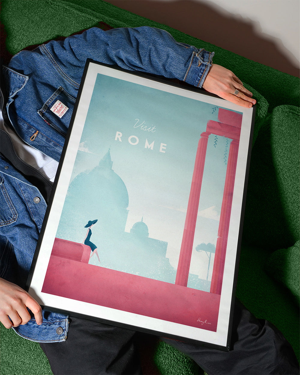 Stadsposter: Rom i pastelltoner