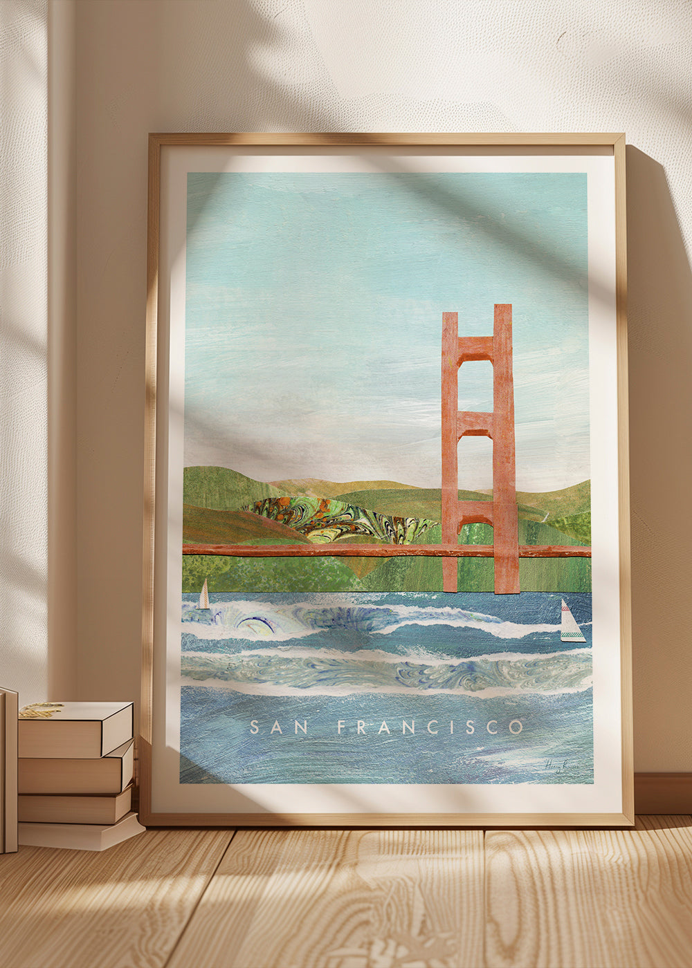 Stadsposter San Francisco illustration