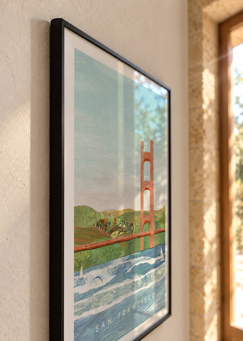 San Francisco II - Framed poster detail