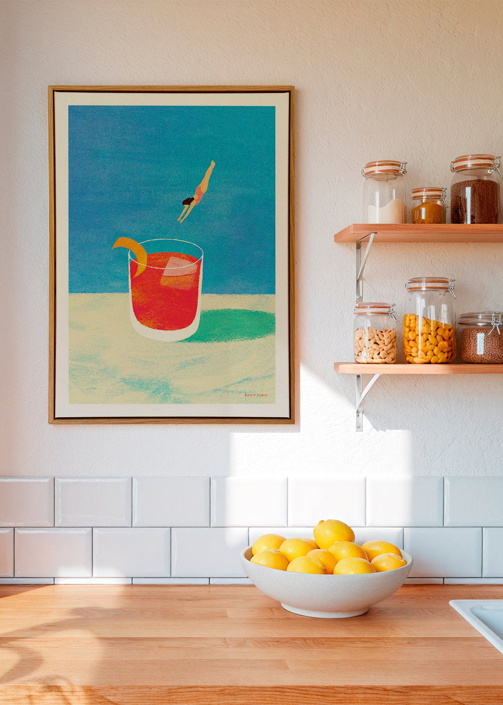 Kökskonst Negroni med dykare – Canvas2