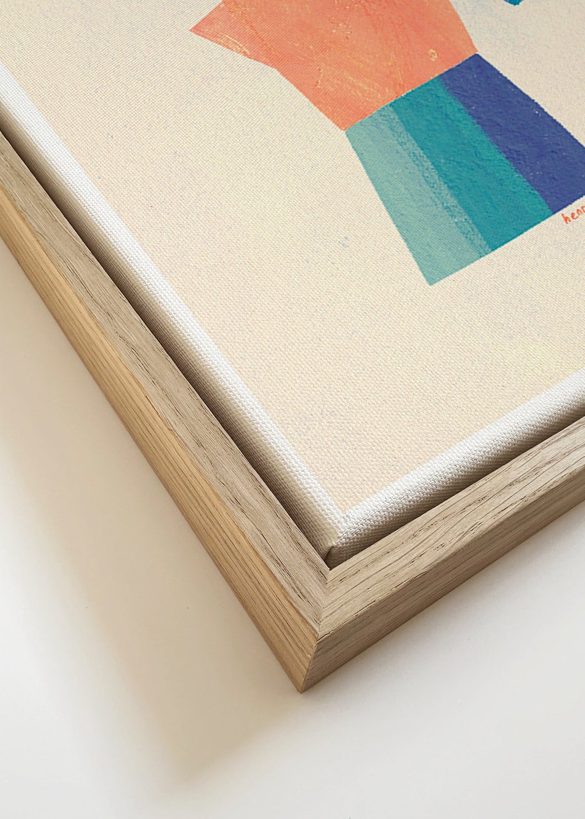 Kökskonst med moka och lekfull silhuett – Canvas detail