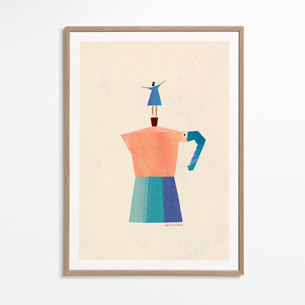 Kökskonst med moka och lekfull silhuett – Oak Frame