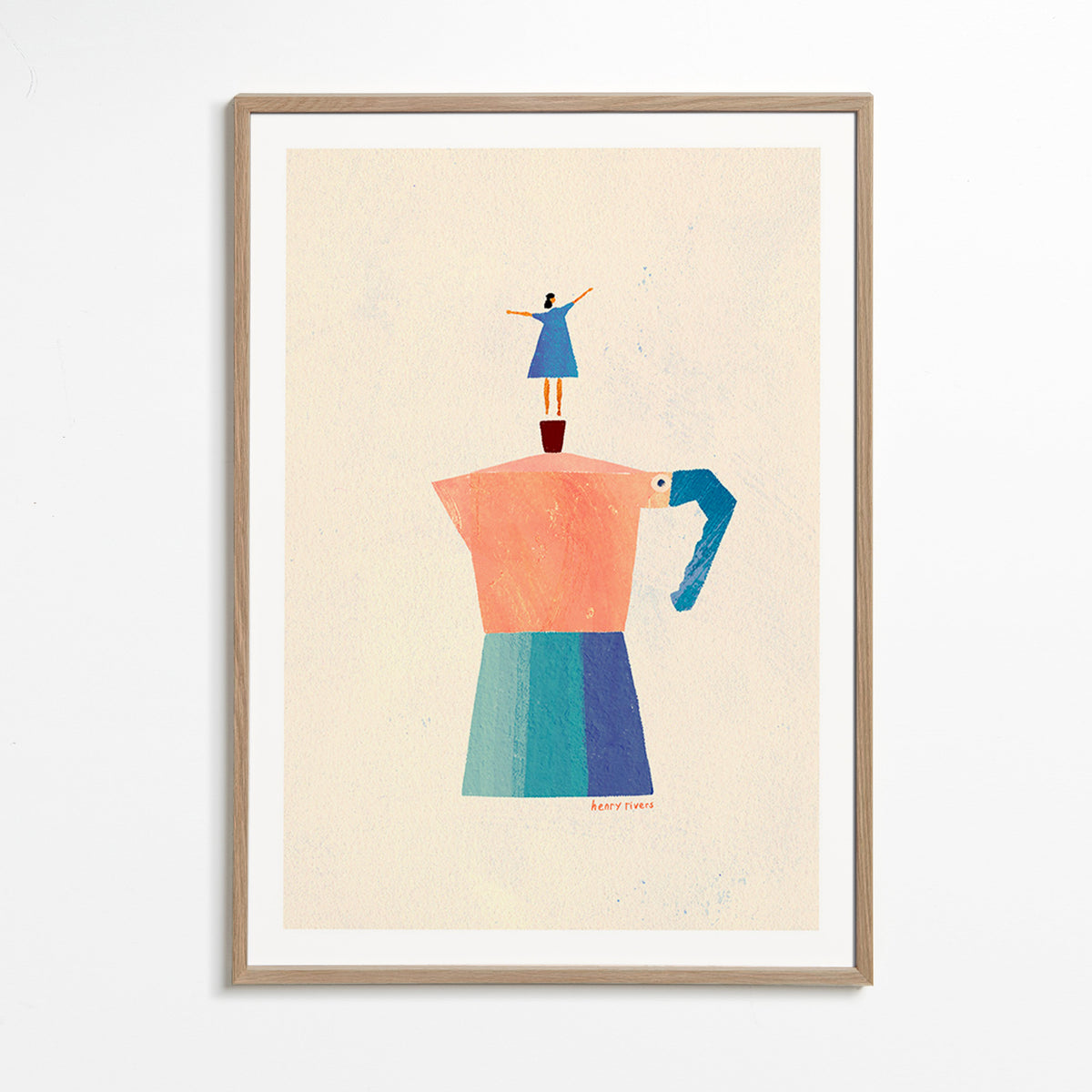 Kökskonst med moka och lekfull silhuett – Oak Frame
