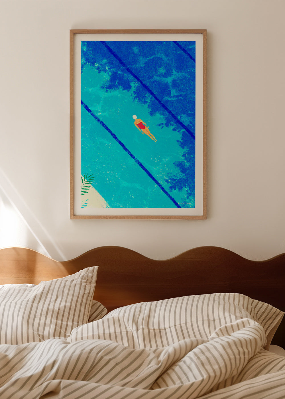 Illustration simmare i pool – Product2