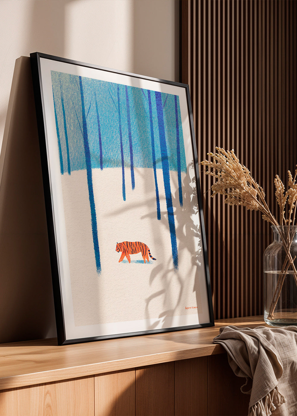 Tavla tiger i snön – Product2