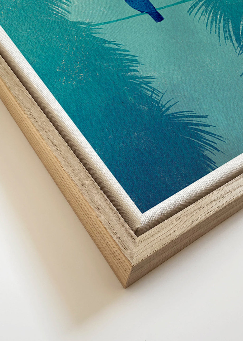 Tukan på tropisk gren tavla – Canvas detail
