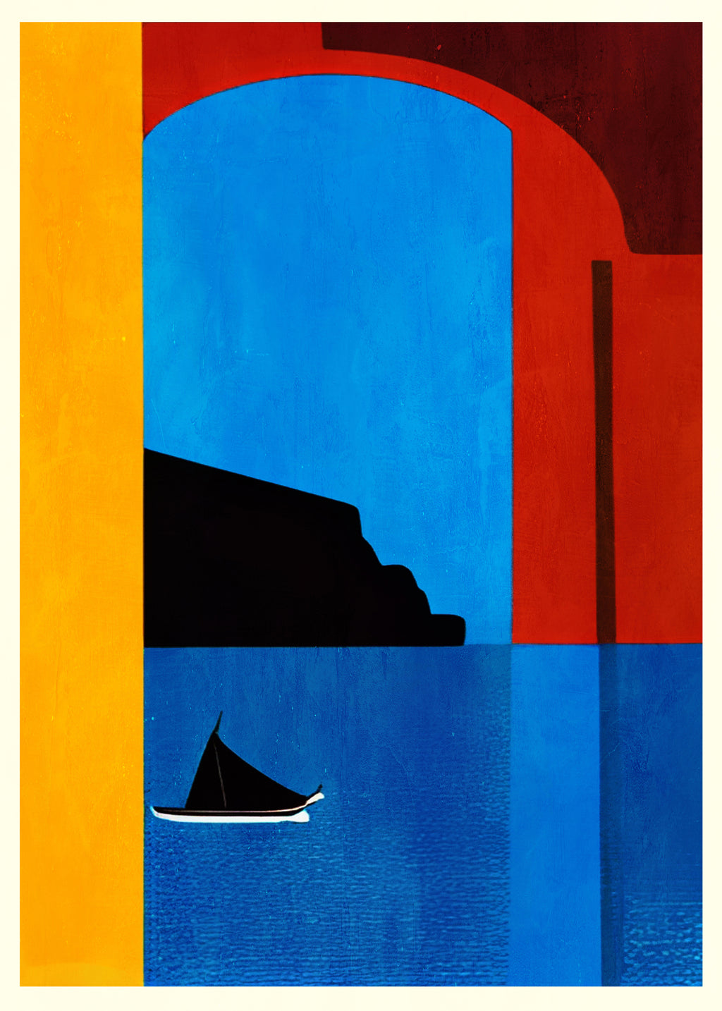 Sunset Cruise In Italy - Unframed art print