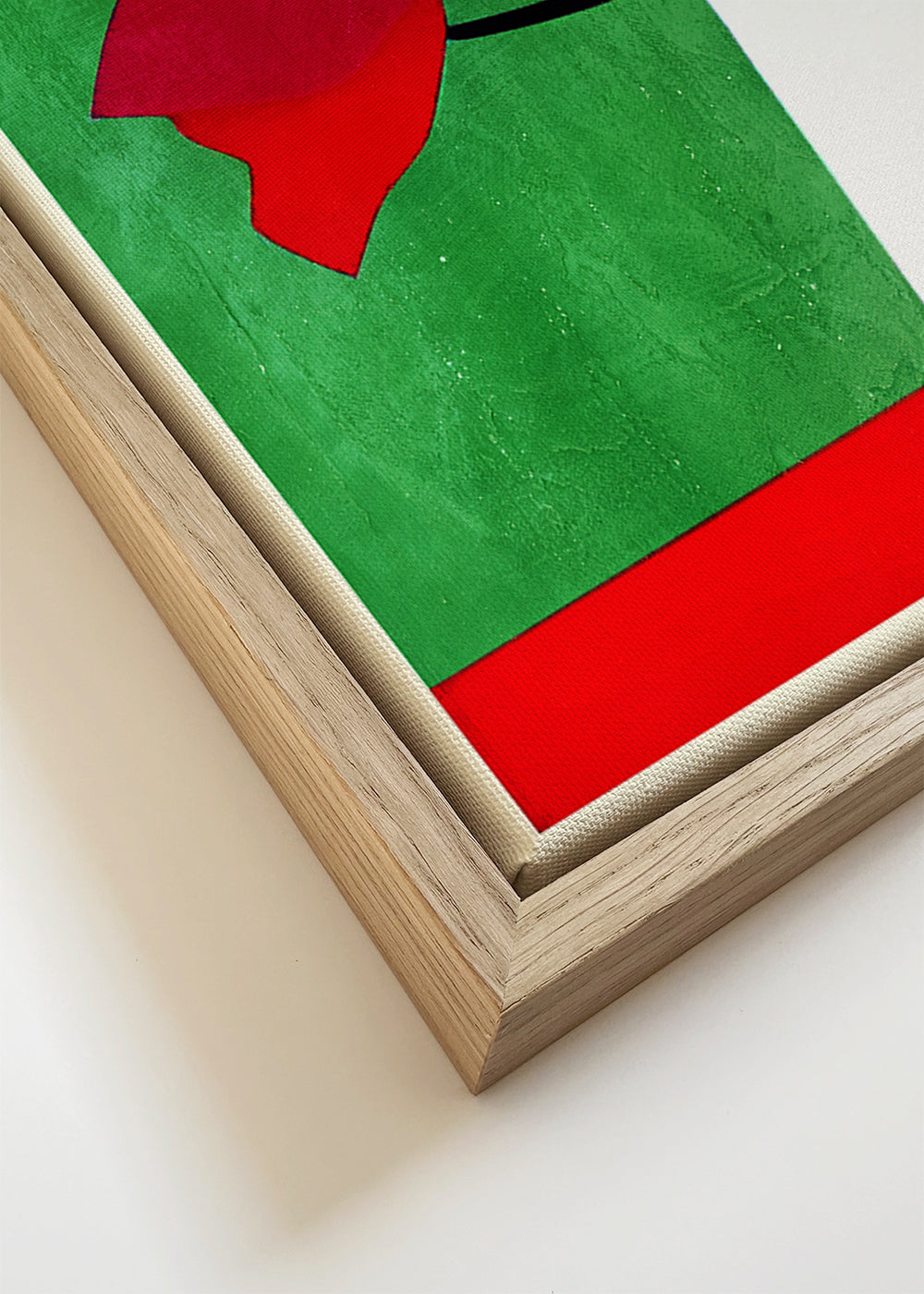 Botanisk poster med röda vallmo