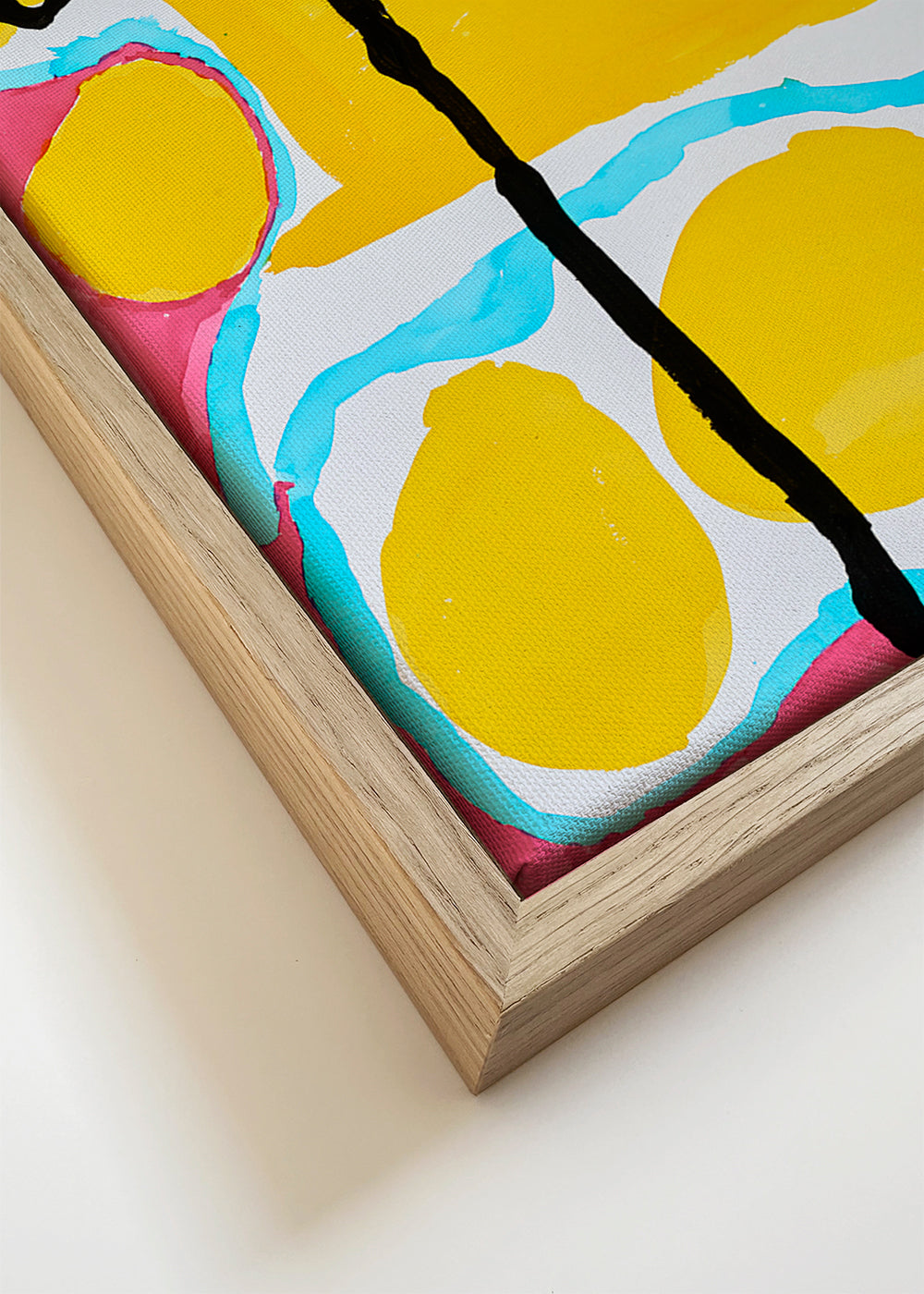 Illustration: pop-häst på gul bakgrund