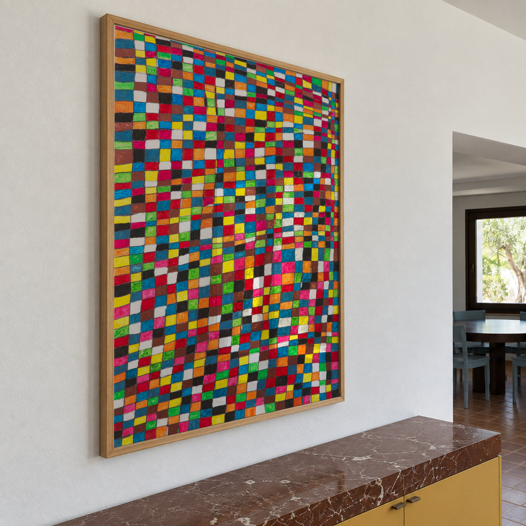 Hi som tots? - Miguel Ángel Juan - Framed poster in an interior