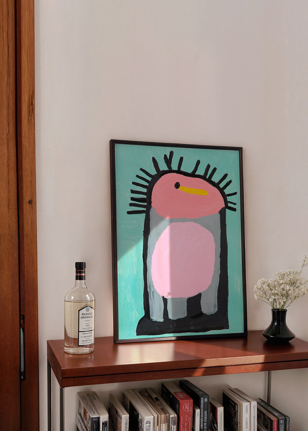 Barnposter rosa pingvin lekfull – Product3