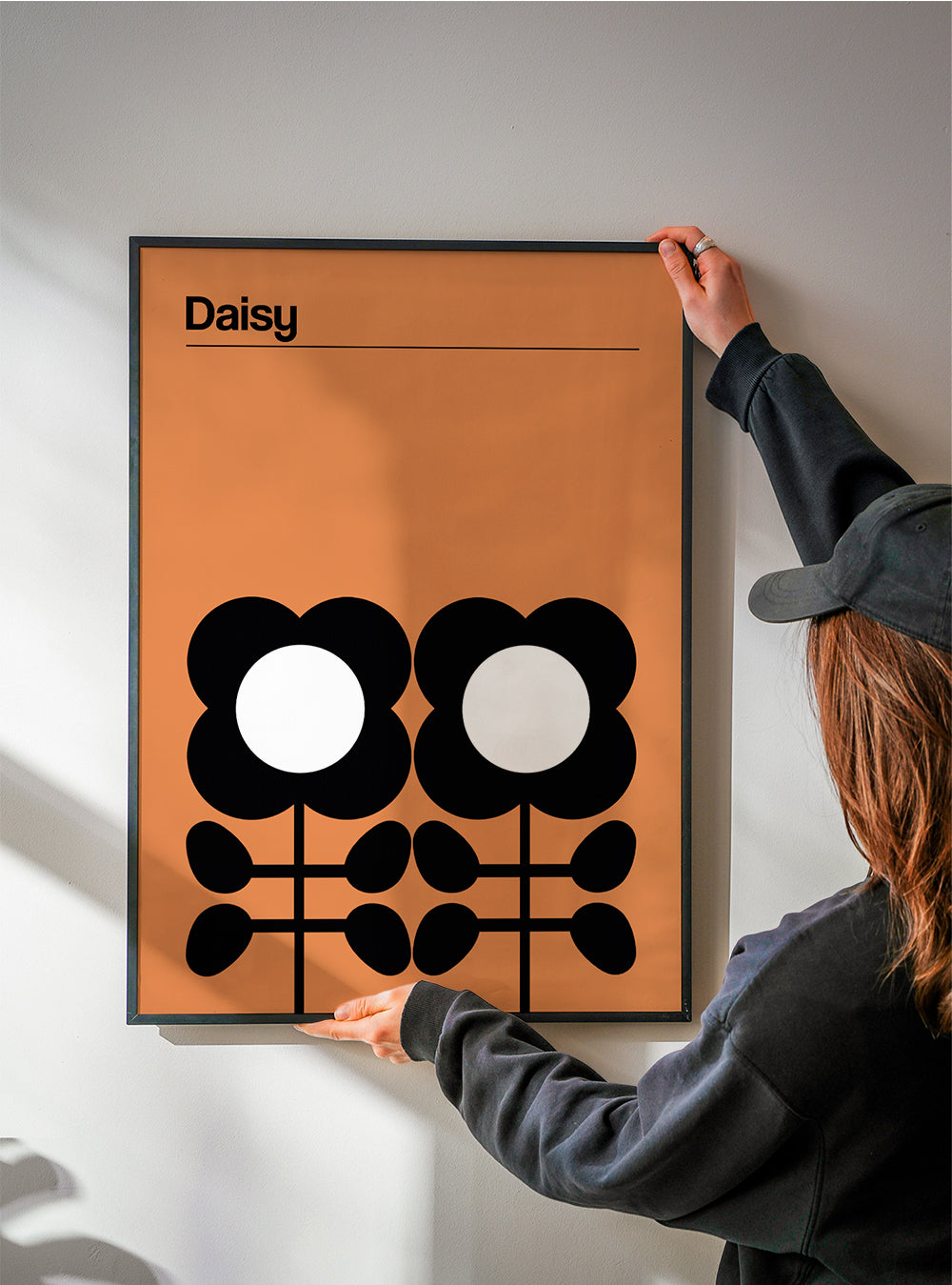 Botanisk poster Daisy minimal
