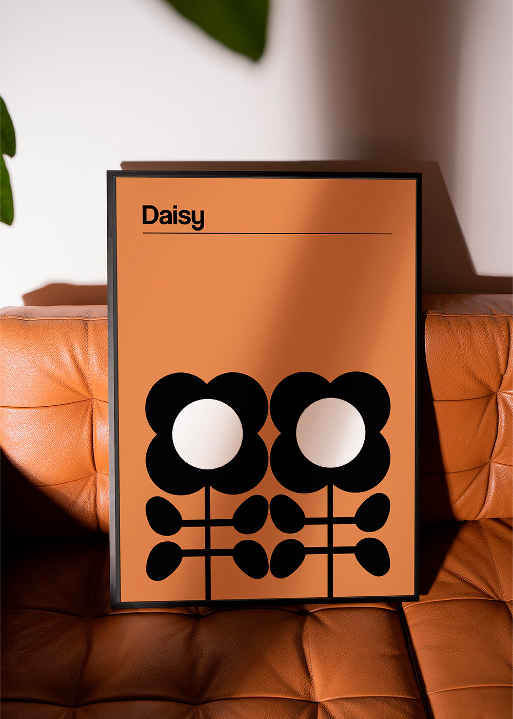 Botanisk poster Daisy minimal