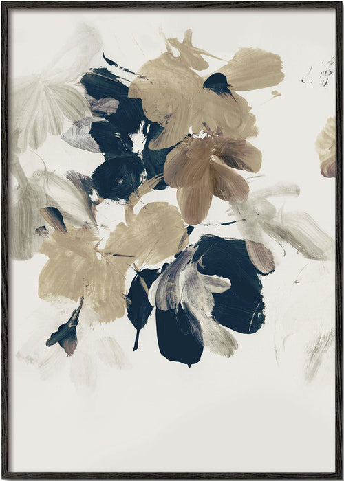 Botanisk print mjuka penselblommor