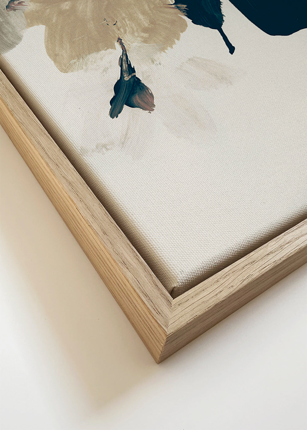 Botanisk print mjuka penselblommor