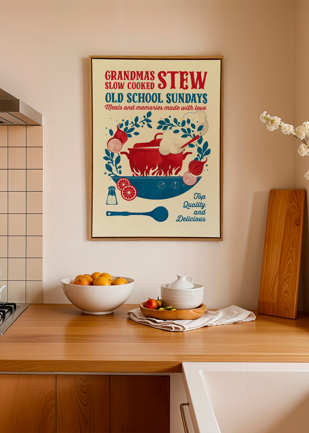 Kökskonst med retro gryta