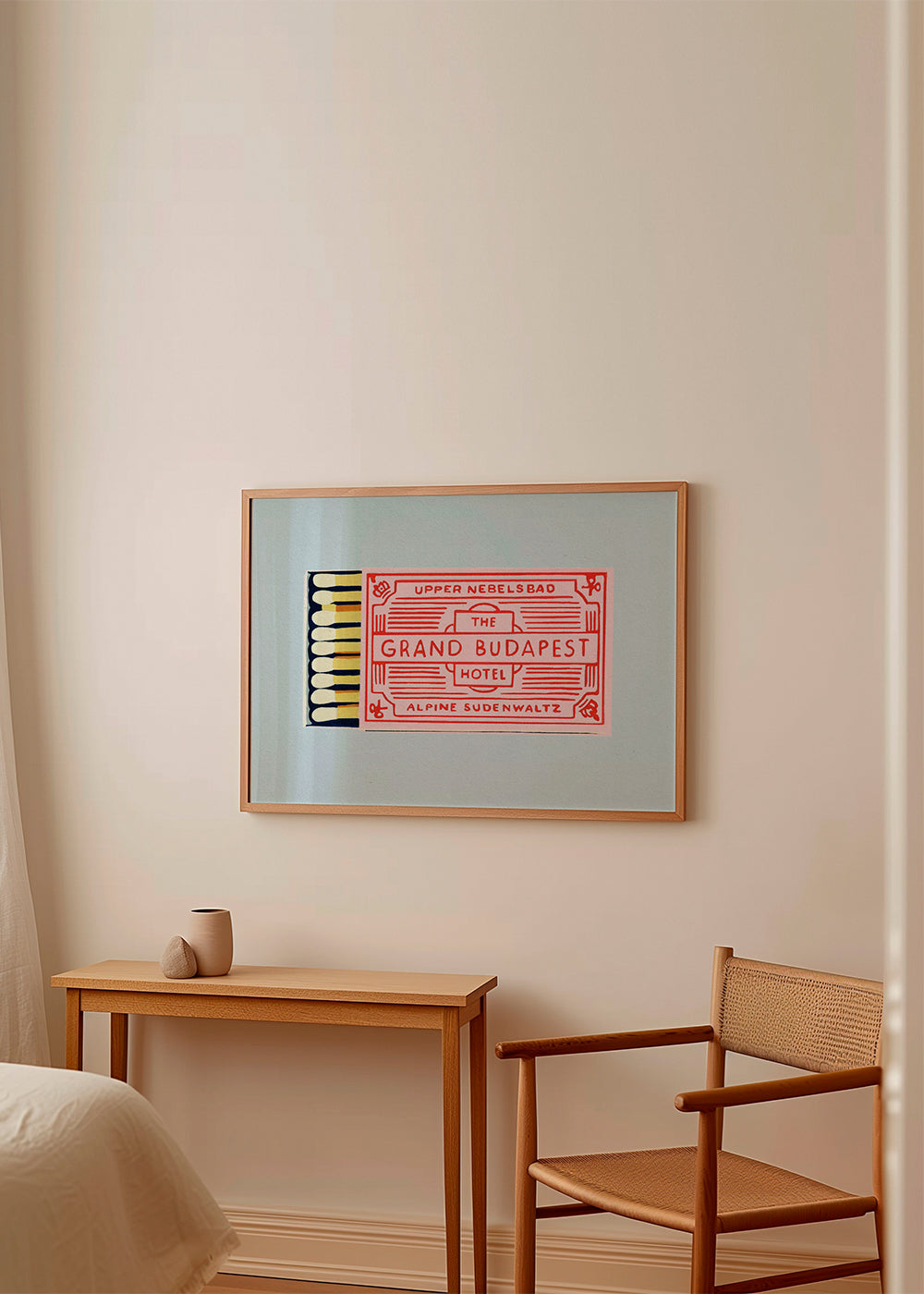 Stadsposter i tändsticksask-stil