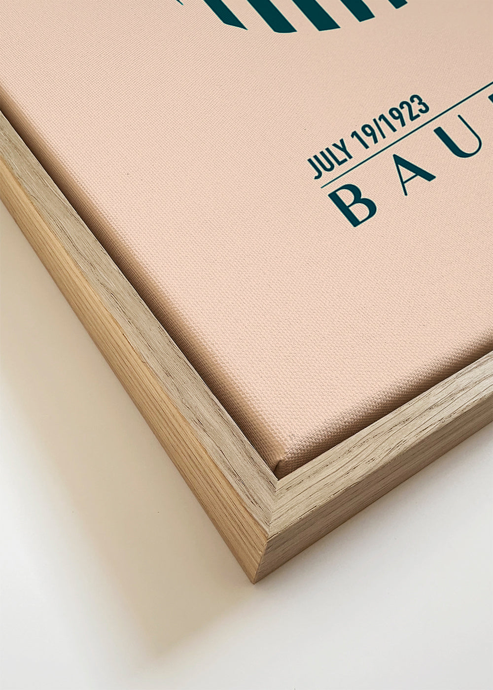 Bauhaus geometrisk illustration med cirkel och ränder