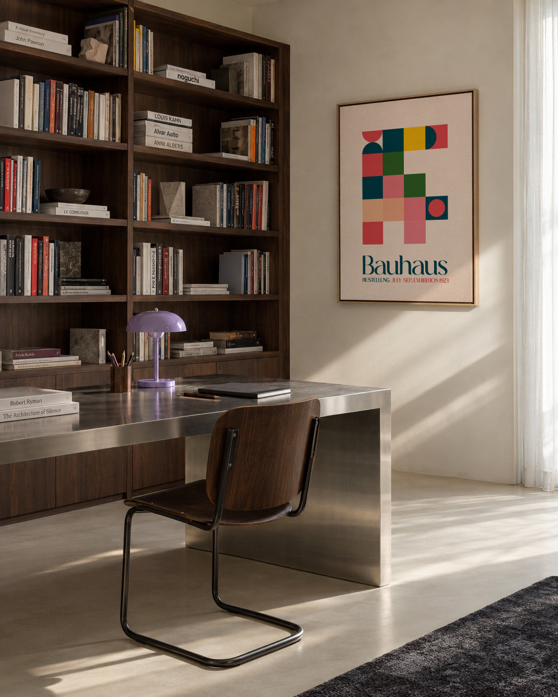 Bauhaus Kutular - Framed canvas in an interior