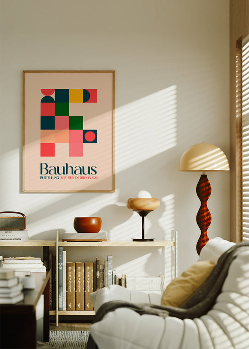 Vintageposter Bauhaus geometrisk 1923
