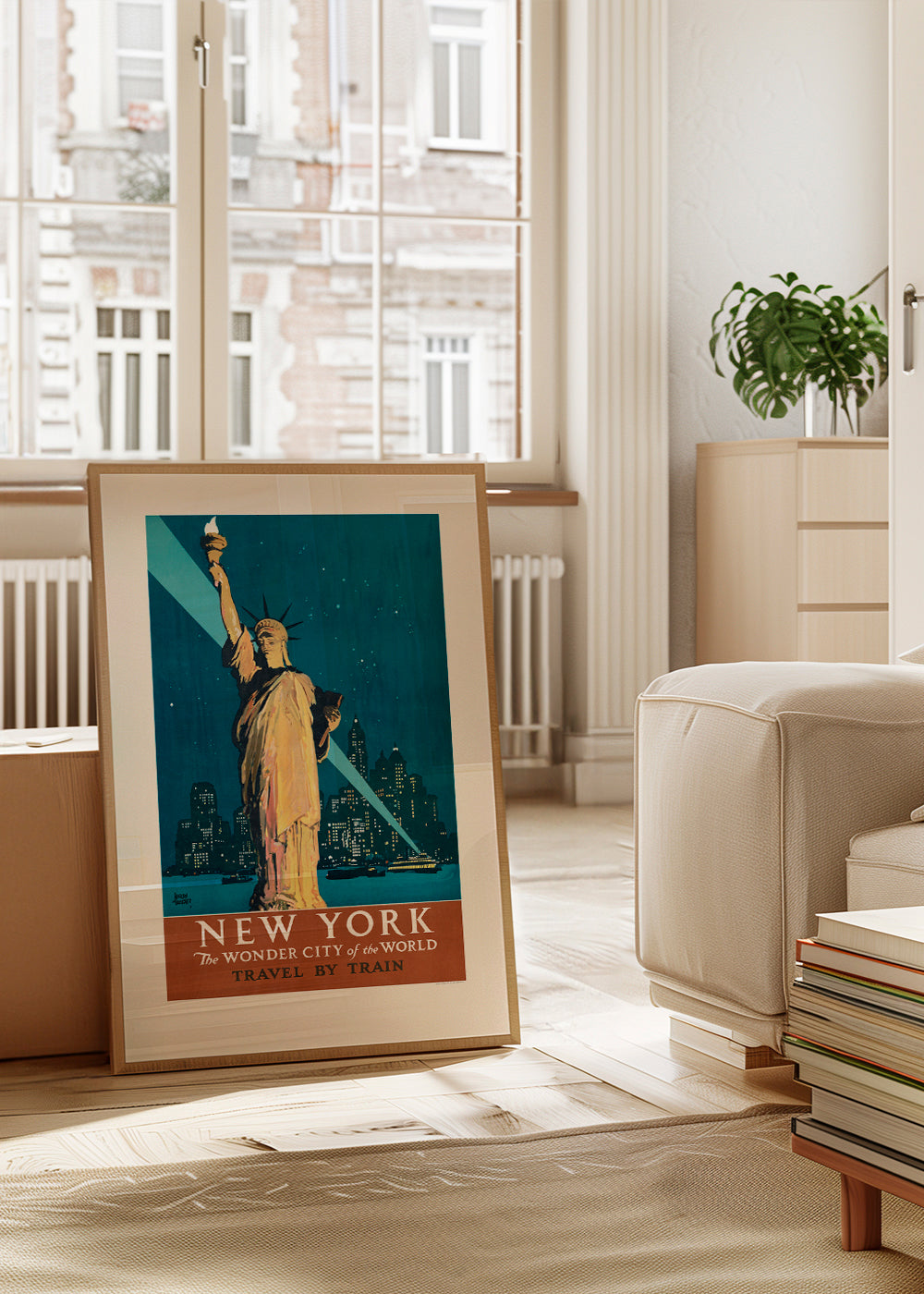 New York reseaffisch vintage