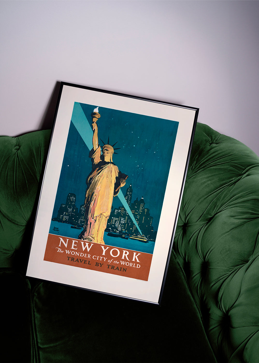 New York reseaffisch vintage