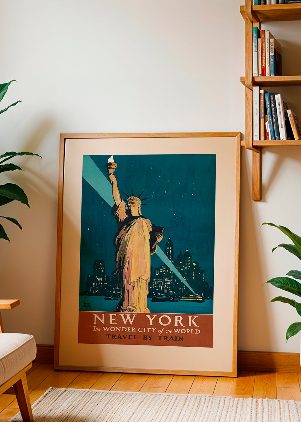 New York reseaffisch vintage