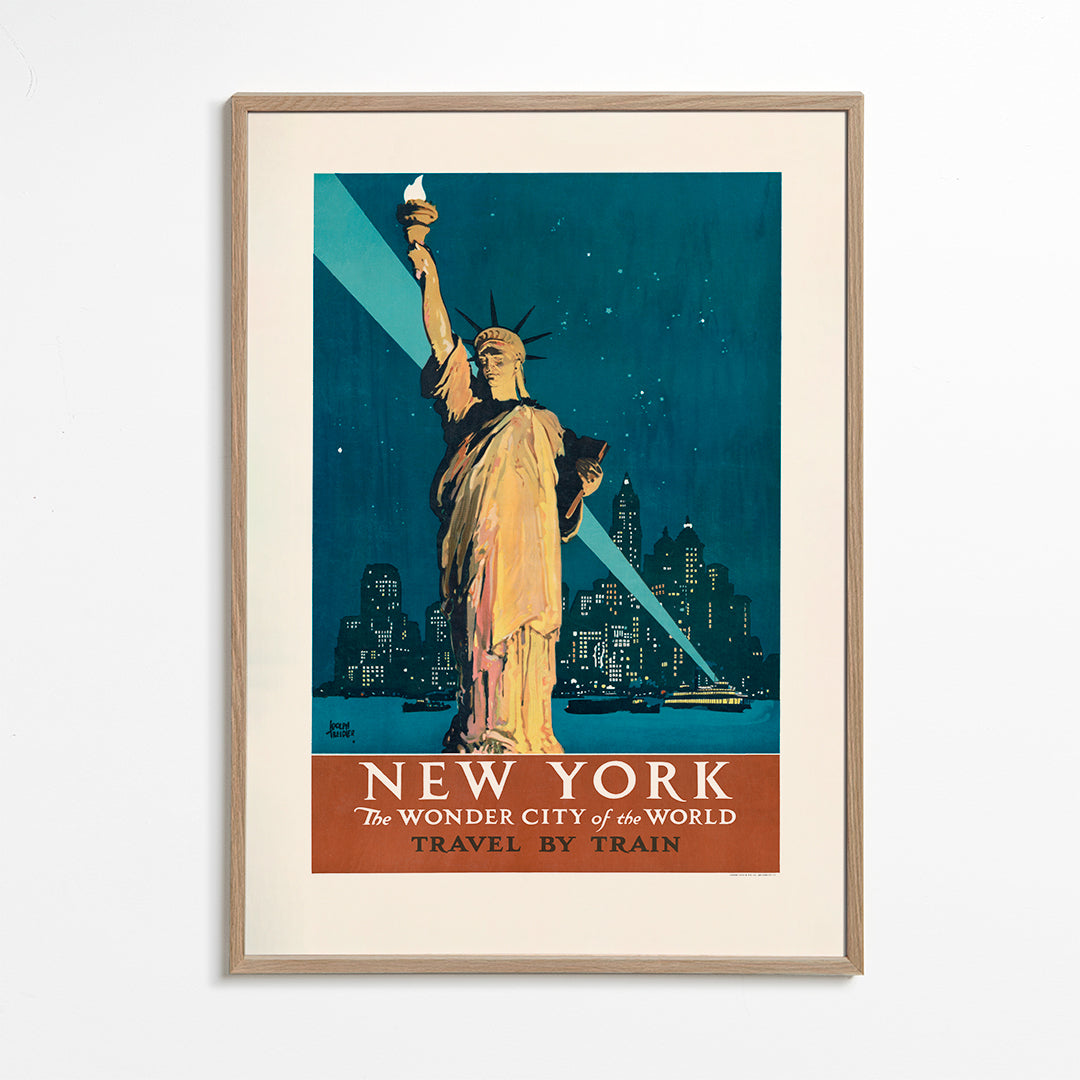 New York reseaffisch vintage