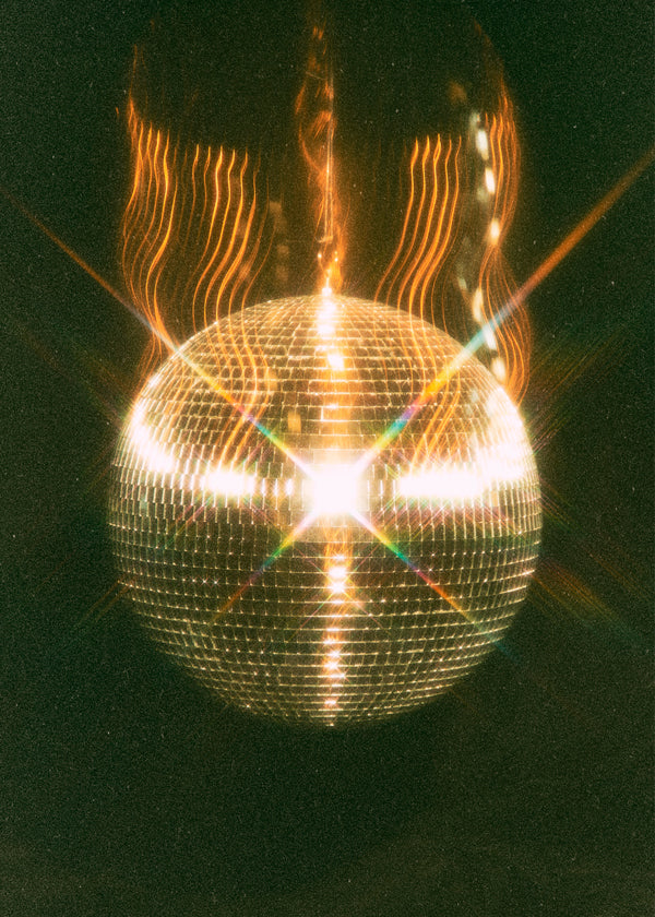 Fotografi guld discokula