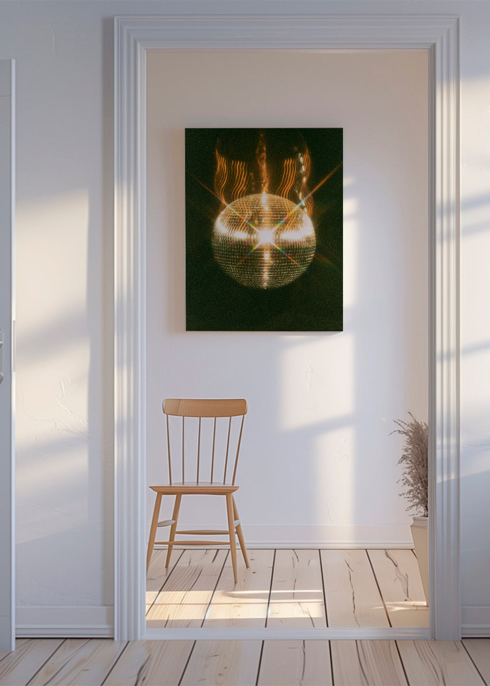 Fotografi guld discokula