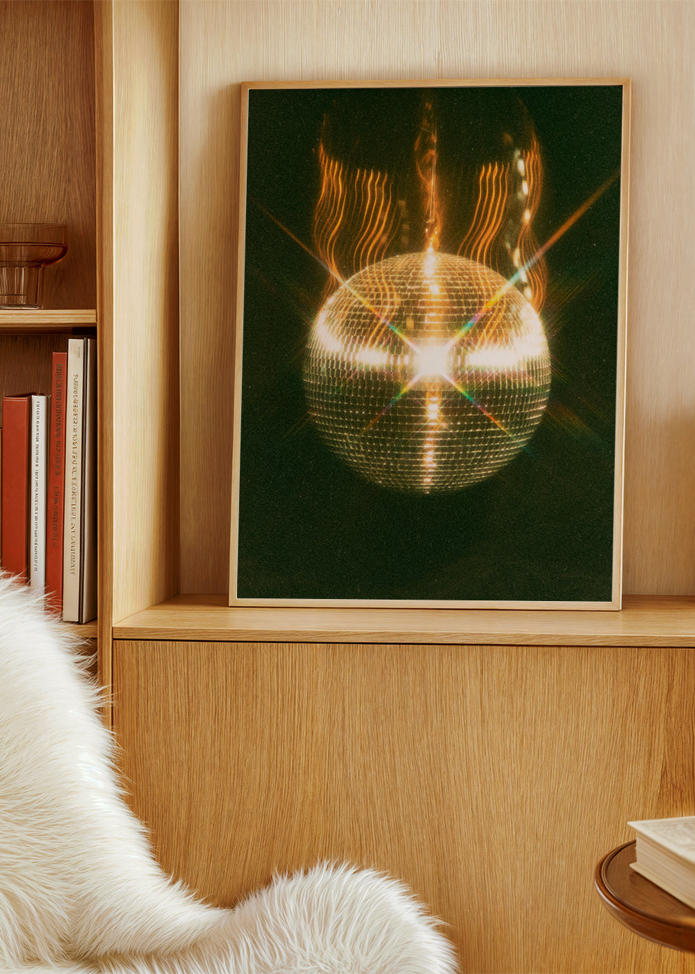 Fotografi guld discokula