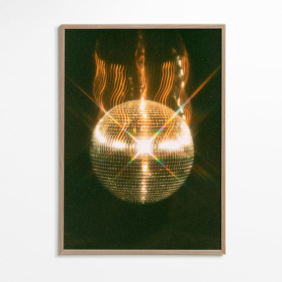 Fotografi guld discokula