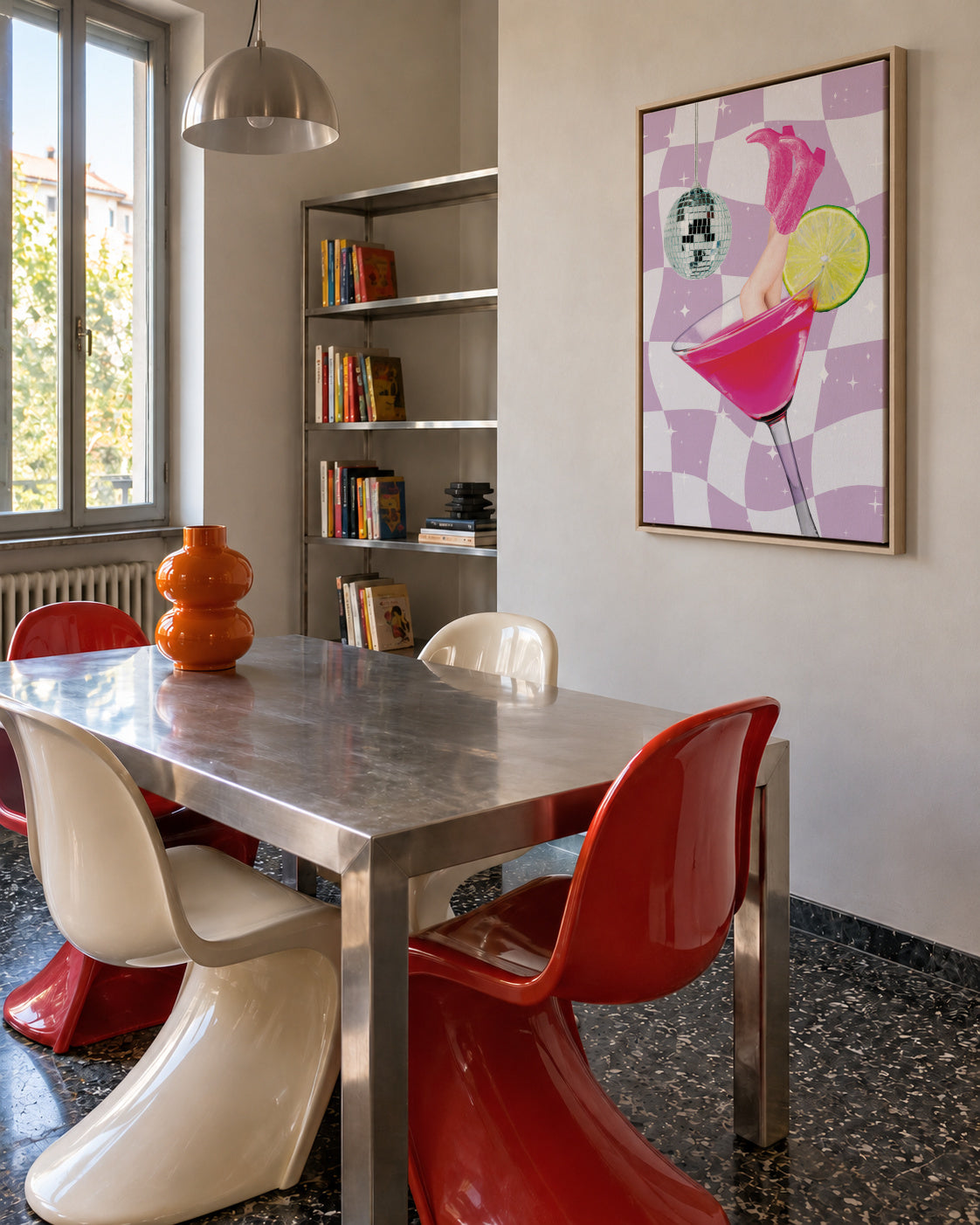 32.png - Framed canvas in an interior